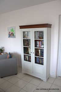 ABC Design & Décoration - Relooking bibliothèque meuble TV 05